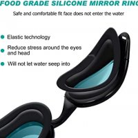 Нови Унисекс очила за плуване с UV защита, против мъгла и без течове, снимка 2 - Водни спортове - 36890888