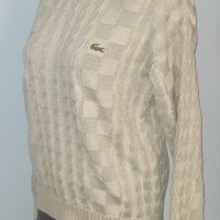 Памучен брандов пуловер, рядка находка"Chemise Lacoste"® / голям размер , снимка 1 - Пуловери - 14594277