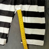 Бебешки памучни тънки с ластик в кръста панталонки 9-12 месеца, снимка 5 - Бодита за бебе - 43091954