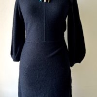 Talbots черна малка секси рокля плетиво 100% мерино , снимка 7 - Рокли - 43887293