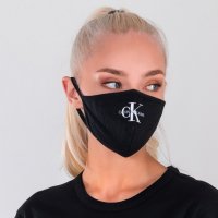 CALVIN KLEIN JEANS Нова Текстилна маска Face Cover Single Mono , снимка 1 - Други - 39198090
