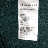 J.Lindeberg Golf Max Zip Neck Sweater (L) мъжка  блуза мерино 100% Merino Wool , снимка 6 - Пуловери - 38089613