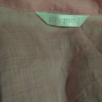 Розова елегантна риза с дълъг ръкав,Promod,L, снимка 3 - Ризи - 37835503