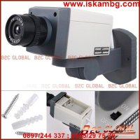 Фалшива охранителна камера с обектив, диод и датчик за движение, снимка 6 - Други стоки за дома - 26780708