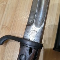 Немски щик нож Маузер S98/05 Alex Coppel Solingen 1918г. ПСВ WWI, снимка 4 - Антикварни и старинни предмети - 43259345