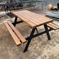 Пикник маса с пейки, снимка 5 - Градински мебели, декорация  - 43625042