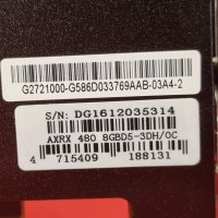 Видео карта PowerColor RED DEVIL Radeon RX 480 8GB GDDR5 PCI Express 3.0 CrossFireX Support ATX Vide, снимка 5 - Видеокарти - 36845596