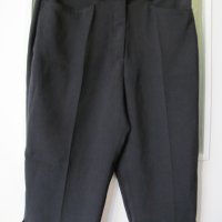 Голям размер 3/4 панталон - черно, снимка 2 - Панталони - 32326916
