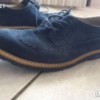 Clarks Gambeson Navy Suede мъжки обувки номер 42, снимка 10 - Официални обувки - 43532400