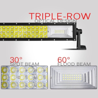 МОЩЕН LED БАР - 459W - 79см, снимка 2 - Аксесоари и консумативи - 44927057