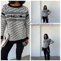 Луксозен пуловер CristianDior-VL114, снимка 1 - Блузи с дълъг ръкав и пуловери - 40596294