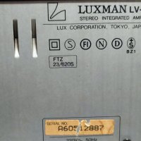 Luxman LV-90 , снимка 6 - Ресийвъри, усилватели, смесителни пултове - 43480611