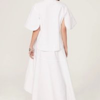 Victoria Beckham бяла тениска/блуза, снимка 8 - Тениски - 44127538