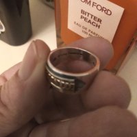  Навахо пръстен сребро и злато jimmy segatero , снимка 6 - Пръстени - 43837512