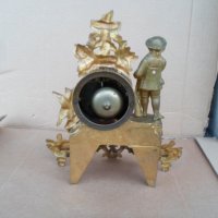 Старинен френски каминен/бодуарен часовник-работещ, снимка 5 - Антикварни и старинни предмети - 34946431