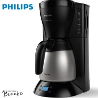 Програмируема кафе машина Philips HD7549/20 Gaia с термо кана, черна, снимка 2 - Кафемашини - 40267013