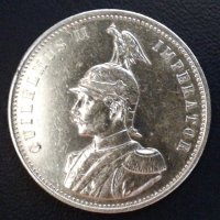 Монета Немска Източна Африка 1 Рупия 1891 г.  Вилхелм II aUNC, снимка 2 - Нумизматика и бонистика - 28872680