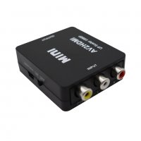AV към HDMI адаптер конвертор преобразовател на видео и аудио - КОД 3718, снимка 4 - Друга електроника - 37162369