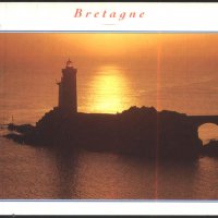 Пощенска картичка Бретан Морски фар от Франция, снимка 1 - Филателия - 38114431