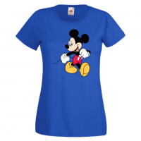 Дамска тениска Mickey Mouse 6 .Подарък,Изненада,, снимка 2 - Тениски - 36526523