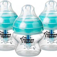 3 броя TOMMEE TIPPEE Advanced Anti-Colic бебешка бутилка шише за хранене 150мл, снимка 2 - Прибори, съдове, шишета и биберони - 33614758
