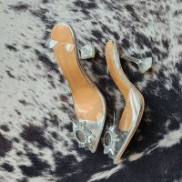 Елегантни обувки с силикон, снимка 1 - Дамски обувки на ток - 43511111