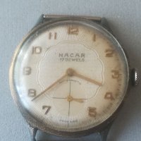 Швейцарски часовник NACAR. Мъжки. Механичен механизъм. Vintage watch. Swiss made. , снимка 1 - Мъжки - 38030678