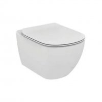 Конзолна тоалетна чиния Ideal Standard Tesi Rimless с капак забавено падане, снимка 2 - Други - 27564821