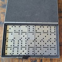 домино игра, метални плочки в метална кутия уникат, снимка 4 - Колекции - 43255402