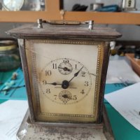 Стар Немски Настолен Часовник с Латерна, снимка 1 - Антикварни и старинни предмети - 43501097