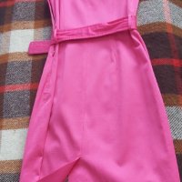 Розова рокля с колан, снимка 3 - Рокли - 32569778