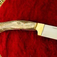 Нож каракулак 38 см.,ятаган,еленов рог. , снимка 3 - Ножове - 36918186
