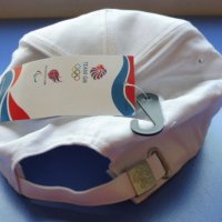Шапка с козирка, щампа на стилизирана глава на лъв, олимпийски кръгове и надпис TEAM GB, регулируема, снимка 5 - Шапки - 37376713