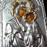 Икона Дева Мария, снимка 4 - Икони - 39249052