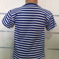 Нова детска моряшка класическа тениска от 3 месеца до 15 години, снимка 3 - Детски тениски и потници - 28569164