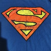 Мъжка тениска на superman, снимка 1 - Тениски - 26772397