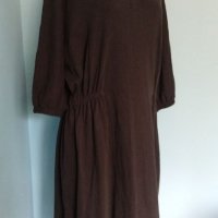 Памучна рокля тип туника с качулка "Zara"® / голям размер , снимка 1 - Рокли - 37416558