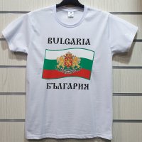 Нова национална мъжка тениска с трансферен печат България - знаме и герб, снимка 13 - Тениски - 28079899