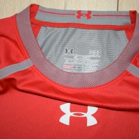 Under Armour Heatgear Dynasty Compression T Red Sz L / #00120 /, снимка 4 - Тениски - 37072776