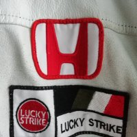Honda Lucky Strike Vintage Racing F1 Formula1 XL Оригинално кожено яке Leather , снимка 5 - Якета - 34949156