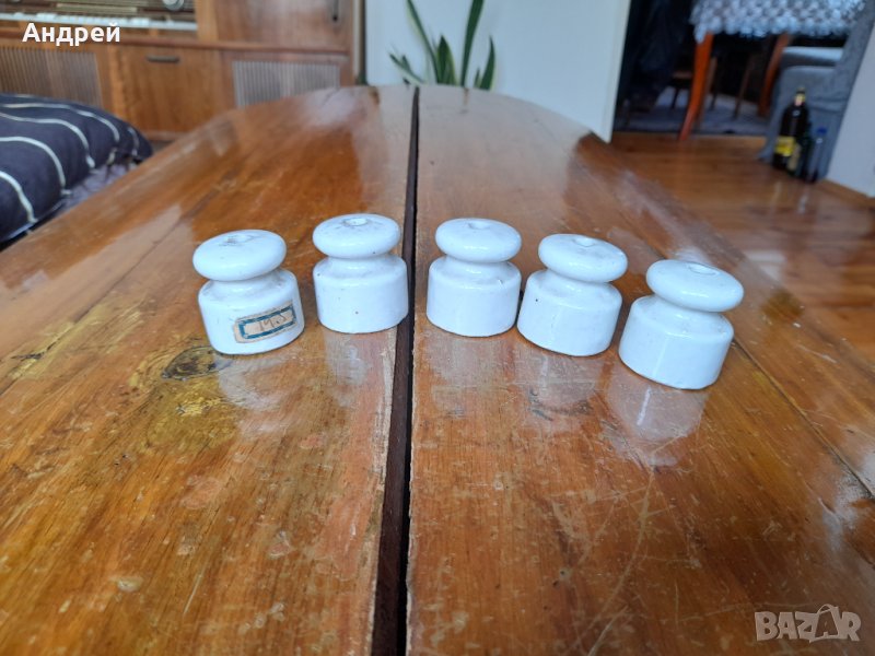 Стар порцеланов изолатор #4, снимка 1