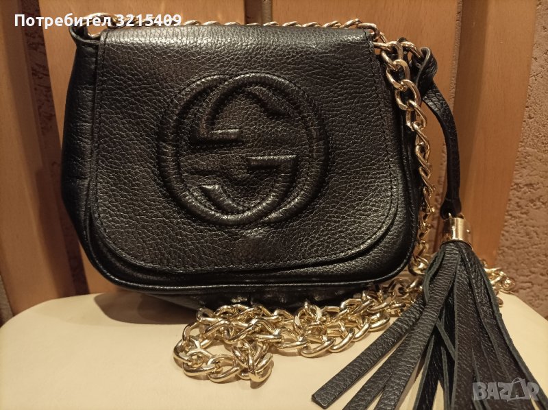 Gucci made in Italy малка чанта естествена кожа , снимка 1