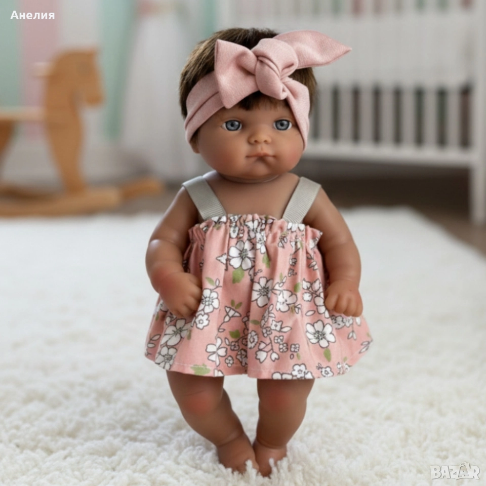 Бебе кукла 25 см с подвижни ръце и крака – идеален подарък за малките грижещи се сърца, снимка 1