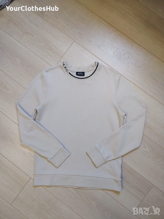 A.P.C. RUE MADAME PARIS S size Мъжка бежова блуза, снимка 1
