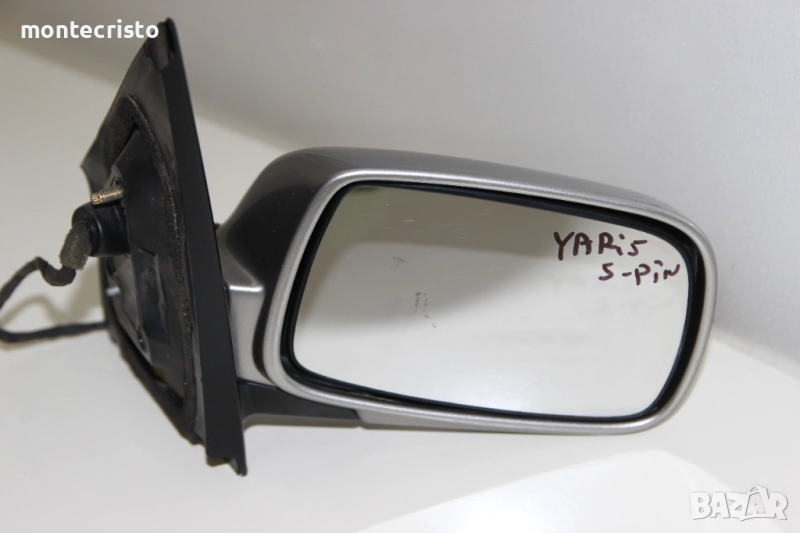 Дясно електрическо огледало Toyota Yaris P1 (1999-2005г.) Тойота Ярис / 5 пина, снимка 1