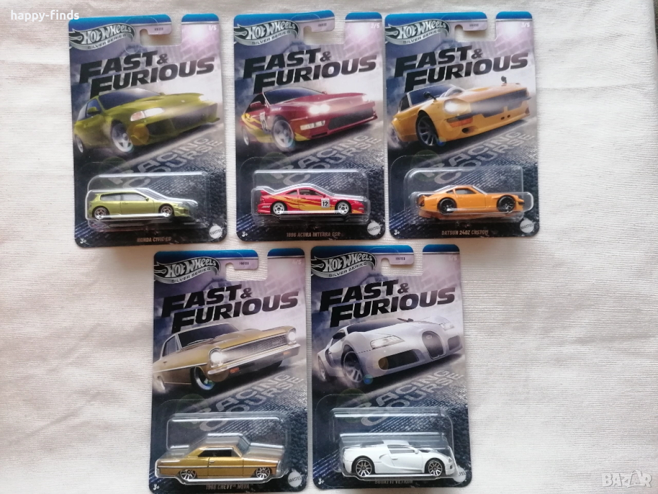 Сет Hot Wheels Fast & Furious Racing course, снимка 1