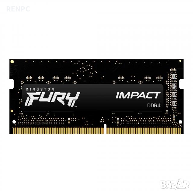 Памет Kingston FURY IMPACT 8GB SODIMM DDR4 PC4-25600 3200MHz CL20 KF432S20IB/8, снимка 1