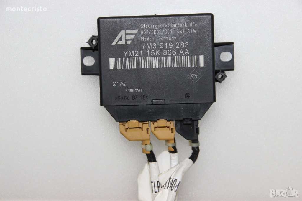 Модул парктроник VW Sharan (2001-2010г.) 7M3919283 / 7M3 919 283 / YM2115K866AA, снимка 1