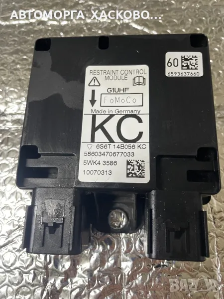  Модул airbag Ford Fiesta MK6 (2002-2008г.) 6S6T 14B056 KC / 6S6T14B056KC / 5WK4 3586 / 5WK43586, снимка 1
