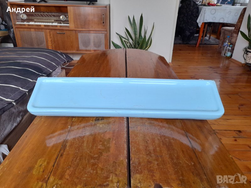 Стар фаянсов рафт,етажерка,лавица за баня #2, снимка 1